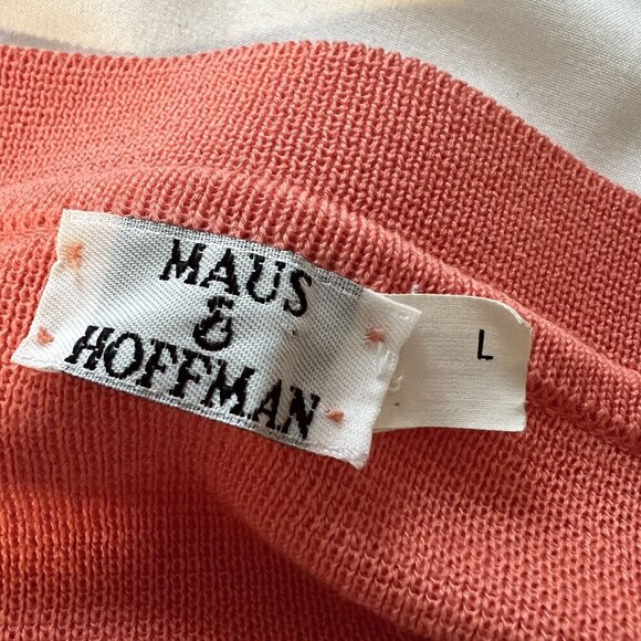 Maus & Hoffman Knit Cardigan Made in USA Size Large - Picture 5 of 9